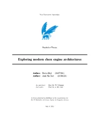 Exploring Modern Chess Engine Architectures