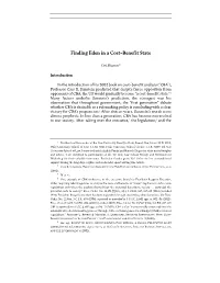 Finding Eden in a Cost–Benefit State