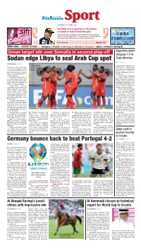 Sudan Edge Libya to Seal Arab Cup Spot