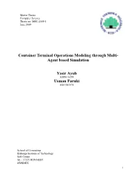 Yasir Ayub Usman Faruki Container Terminal Operations
