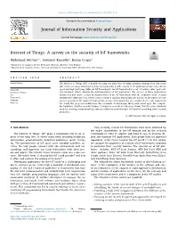 7) Internet of Things a Survey on the Security of Iot Frameworks