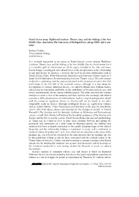 David Savran 2009: Highbrow/Lowdown: Theater, Jazz, and the Making of the New Middle Class. Ann Arbor: the University of Michigan Press