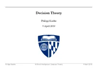 Decision Theory