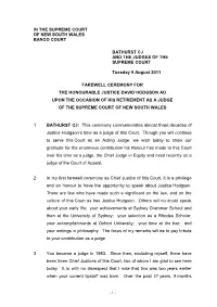 Hodgson Speeches.Pdf