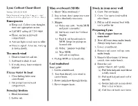 Lynx Catboat Cheat-Sheet Man Overboard (MOB) Stuck in Irons Near Wall Version: 2011.05.30 18:50 1
