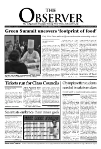 Tickets Run for Class Councilsolympics Offer Students