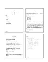 Type Casting Enumeration Types