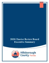 2020 Charter Review Board Executive Summary