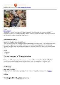 Train Buff Bucket-List Getaway