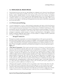 3.3 Biological Resources