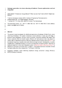 Hydrogen Generation Via Steam Reforming of Biodiesel: Process Optimization and Heat 2 Integration
