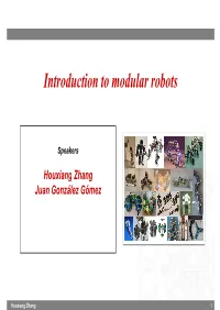 Introduction to Modular Robots