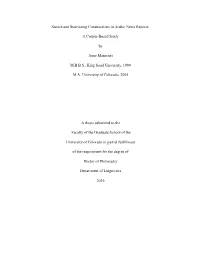 Stative and Stativizing Constructions in Arabic News Reports: a Corpus-Based Study Written by Aous Mansouri Has Been Approved for the Department of Linguistics