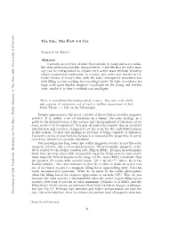 The Sun: the First 4.6 Gyr Color of Frederick M