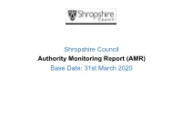 Authority Monitoring Report (AMR)