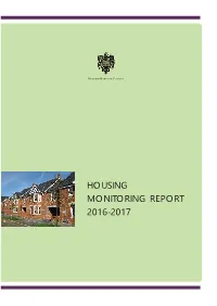 Housing Monitoring Report 2016-2017