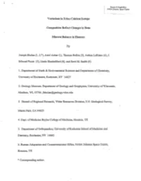 Variations in Urine Calcium Isotope: Composition Reflect Changes In
