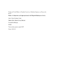 Modes of Adaptation and Appropriation in the Hogarth Shakespeare Series