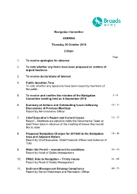 Navigation Committee Agenda and Reports in FULL