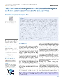 Using Landsat Satellite Images for Assessing Riverbank Changes in the Mekong and Bassac Rivers in the an Giang Province