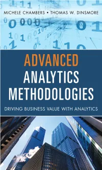 Advanced Analytics Methodologies Driving Business Value with Analytics