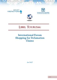 Libel Tourism