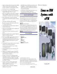 Linux on IBM System Z with Z/VM