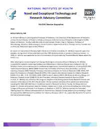 Nextrac Member and Working Group Member Bios