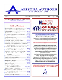 Table of Contents Newsletter Release Dates & Submission Rules ………