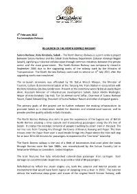 4Th February 2012 for Immediate Release RE-LAUNCH of THE