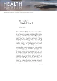 The Future of Global Health