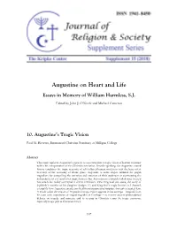 Augustine on Heart and Life Essays in Memory of William Harmless, S.J