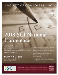 2018 SCI National Conference
