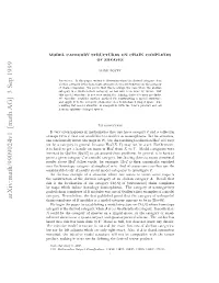 Arxiv:Math/9909024V1 [Math.AG] 3 Sep 1999 O Eactgr Ngnrl Eas Ho Because General, in Category a Be Not Netdb Ule Qi7 Ogtaon Hs Rbes in Problems