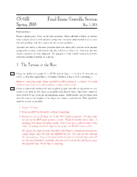 CS 61B Final Exam Guerrilla Section Spring 2018 May 5, 2018