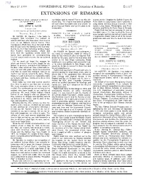 Extensions of Remarks E1117 EXTENSIONS of REMARKS