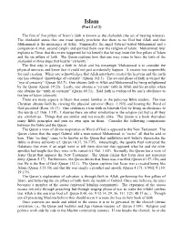 Islam (Part 2 of 2)