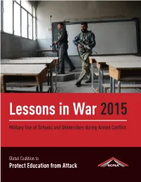 Lessons in War 2015