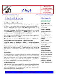 Principal's Report