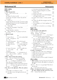 Activity Worksheet LEVEL 1 Teacher Support Programme