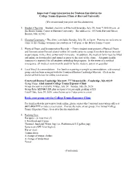 Commuter & Resident Student Procedures