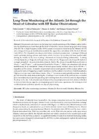 Long-Term Monitoring of the Atlantic Jet Through the Strait of Gibraltar with HF Radar Observations