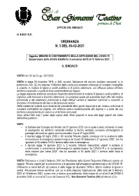 Ordinanza N. 3 Del 06-02-2021