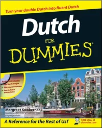 Dutch for Dummies‰