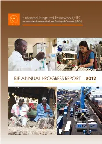 EIF Annual Progress Report – 2012