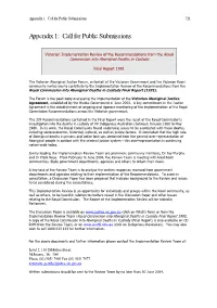 Implementation Review of the Recommendations from the Royal Commission Into Aboriginal Deaths in Custody