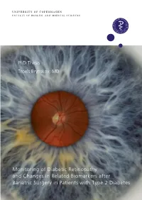Monitoring of Diabetic Retinopathy and Changes in Related Biomarkers After Bariatric Surgery in Patients with Type 2 Diabetes