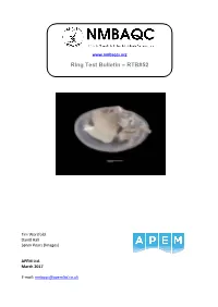 Ring Test Bulletin – RTB#52