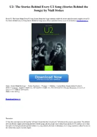 The Stories Behind Every U2 Song (Stories Behind the Songs) by Niall Stokes
