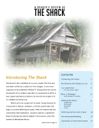 A Reader's Review of the Shack” (.Pdf)